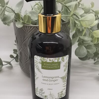 Luxury Hand and Body Wash - Lemongrass and Ginger