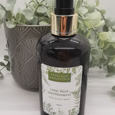 Luxury Hand and Body Wash - Lime, Basil and Mandarin