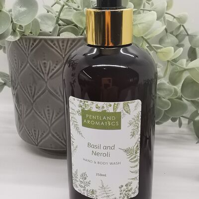 Luxury Hand and Body Wash - Basil and Neroli