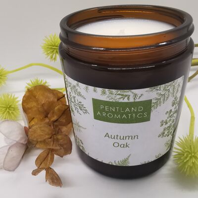 Handmade Soy Wax Candle - Autumn Oak