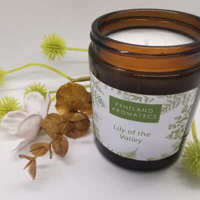 Handmade Soy Wax Candle - Lily of the Valley