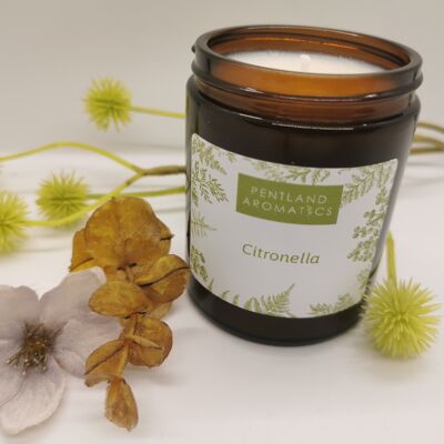 Handmade Soy Wax Candle - Citronella