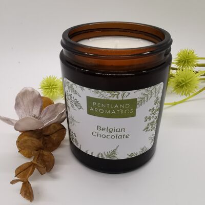 Handmade Soy Wax Candle - Belgian Chocolate