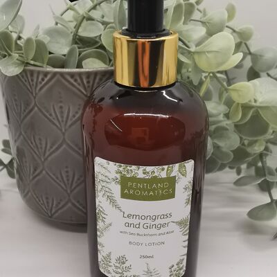 Body Lotion with Sea Buckthorn and Aloe - Lemongrass and Ginger