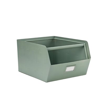 Orginal, metal storage box, seagreen