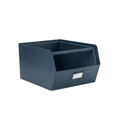 Orginal, metal storage box, blue