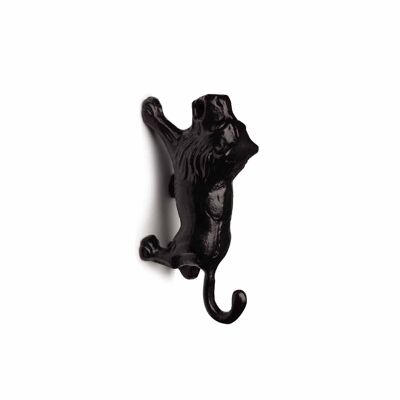 Lino, wall hook lion, black