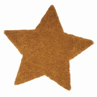 Isar, carpet star ocher beige decoration