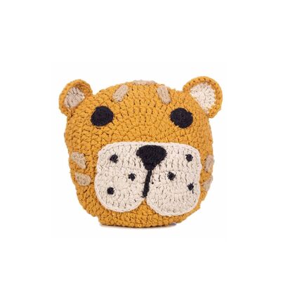Animal, cushion leopard, 38x38