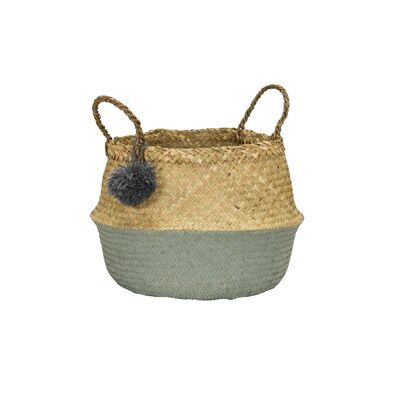 PomPom, basket size M seagreen