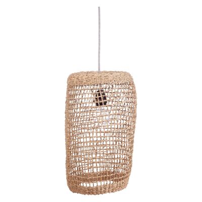 Sion, hanging lamp seagrass, natural, Ø22cm H43cm