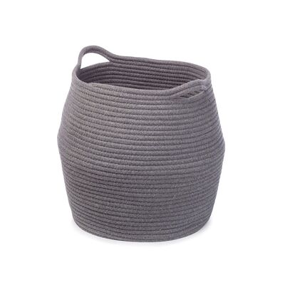 Kwando, basket, grey, 38x34cm