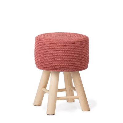 Iggy, stool coral red