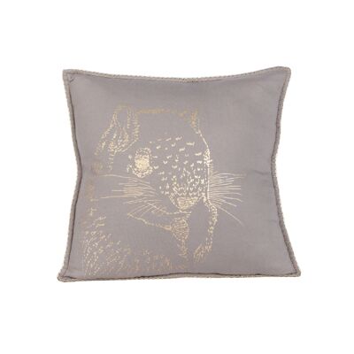 Fred, squirrel cushion, grey, 40x40cm