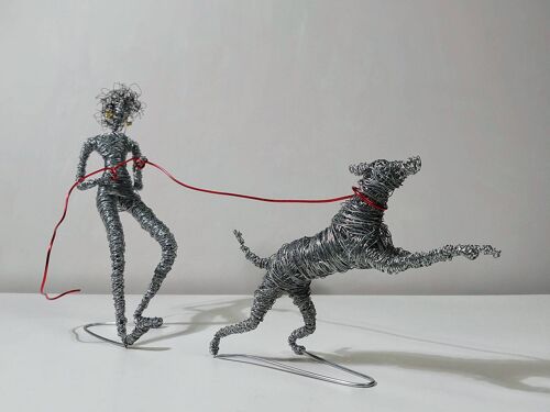 Custom Dog Mom Sculpture, Best Dog Mom, Gift for Dog