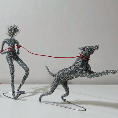 Custom Dog Mom Sculpture, Best Dog Mom, Gift for Dog
