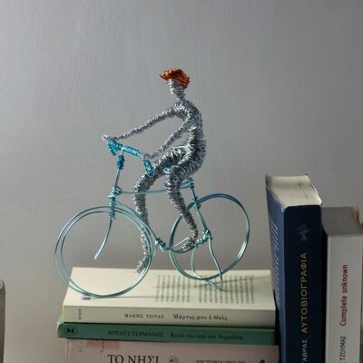 Cycling, Bicycle Racer Wire Sculpture