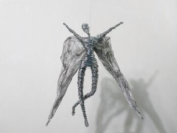 Sculpture d'ange dansant, ange gardien, décor de vie moderne 1