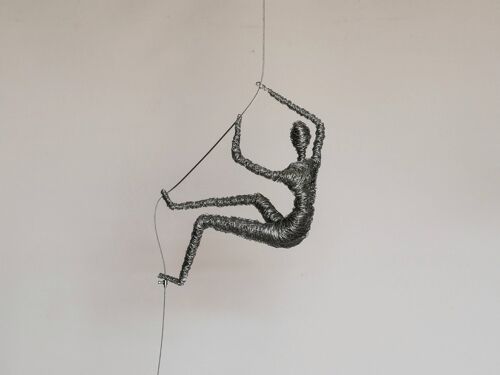 Living Room Wall Decoration, Climbing Man Sculpture