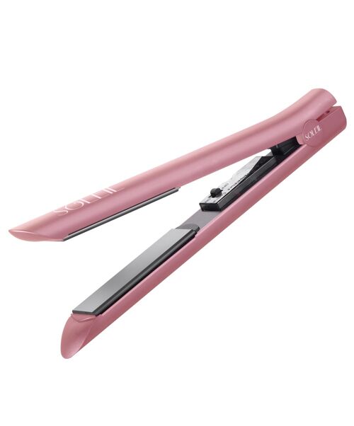 Metallic/Rubberized Flat Iron - Rose Gold