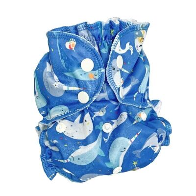 Couche lavable TE2 - Taille Unique (2.8-16kg) - Totally Narly - APPLECHEEKS
