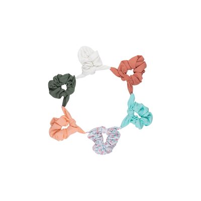 Scrunchie con lazo para el pelo