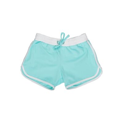 Recycled anti-UV swim shorts White, Mint