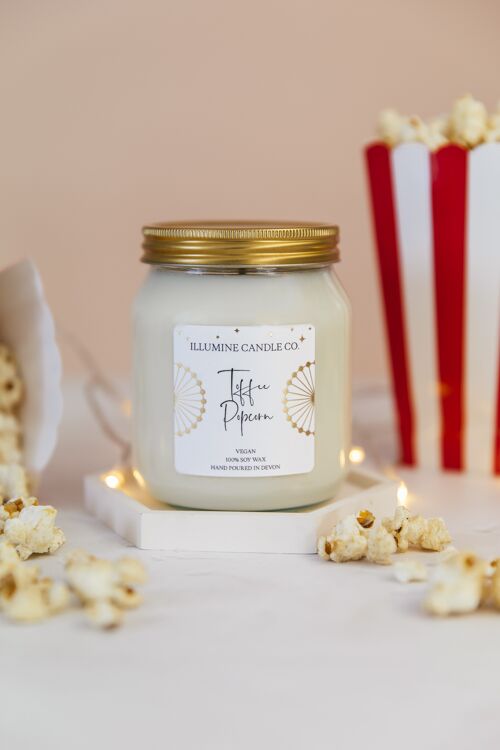 Toffee Popcorn Soy Wax Candle