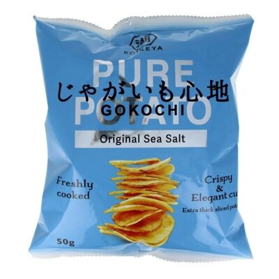 Patatas fritas japonesas épaisses GOKOCHI aux 2 sels de mer 50g