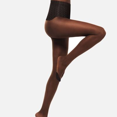 The Edgy Ladder-Resistant Tights | Spicy Praline