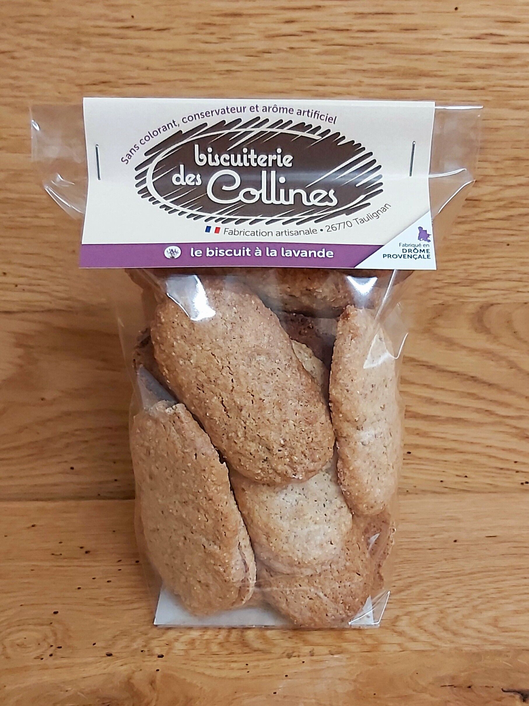 Biscotto alla lavanda senza glutine