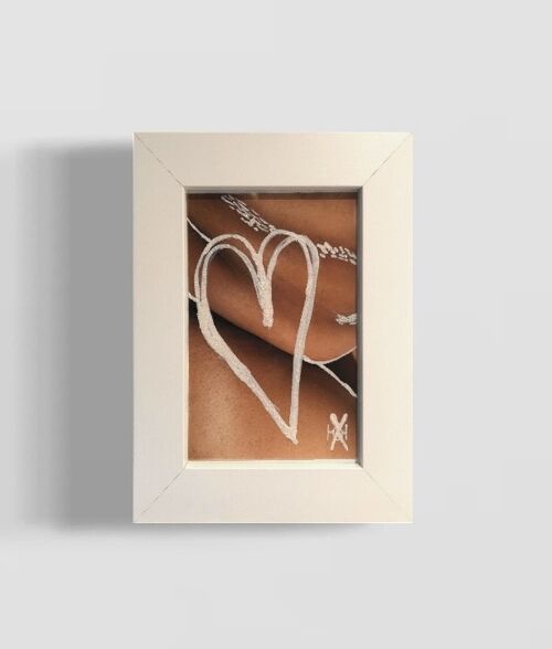 Framed Photography and Hand Painting- Love Myself? I Tried
