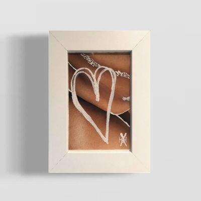 Framed Photography and Hand Painting- Love Myself? I Tried