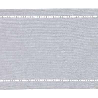 Platzset  aus Textil 70% Leinen, 30% Polyester Hellgrau (B/H) 45x30cm