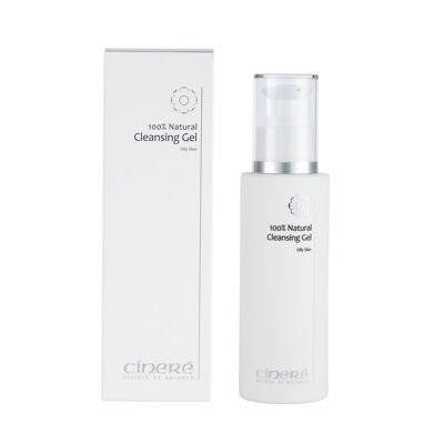 Cinere 100 % natürliches Reinigungsgel (fettige Haut) 150 ml – ohne Seife