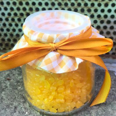 Salt lemon scented candle_Fragrance: Salt and lemon