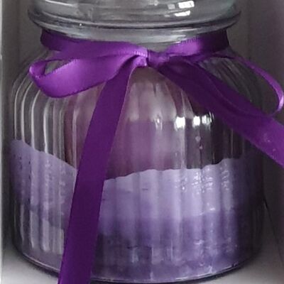 Candela profumata_Milk and lavender fragrance