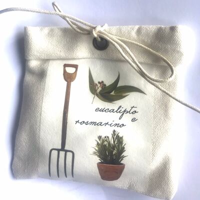 Scented wax tag_Eucalyptus and rosemary fragrance
