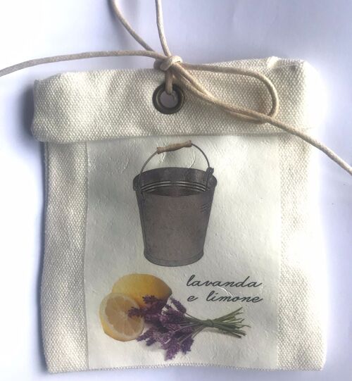 Tag in cera profumata_Lavender and lemon leaves fragrance