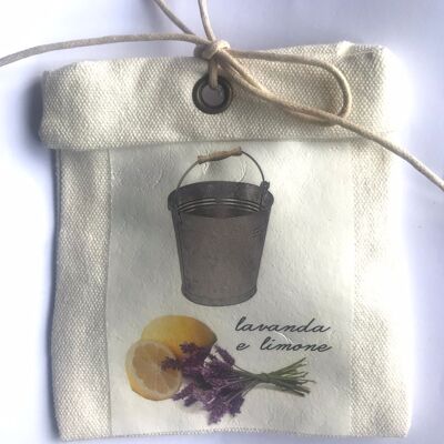 Tag in cera profumata_Lavender and lemon leaves fragrance