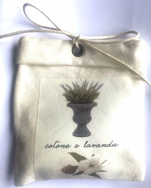 Tag in cera profumata_Cotton and lavender fragrance