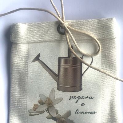 Scented wax tag_Orange blossom and lemon fragrance
