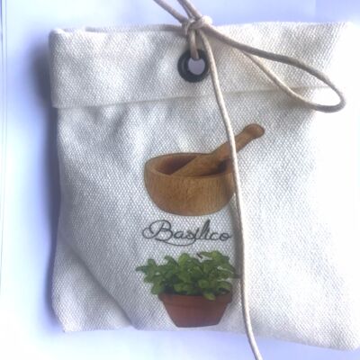 Scented wax tag_Basil fragrance