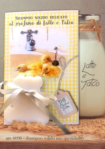 Shampoing_au doux parfum de lait et de talc, nounours