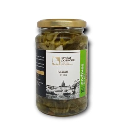 Endibias y Aceitunas en aceite