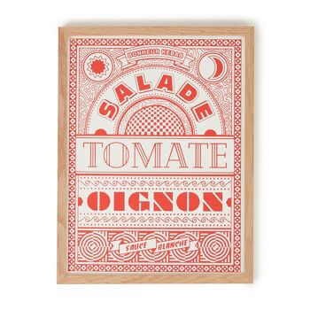 Sérigraphie Salade Tomate Oignon 2