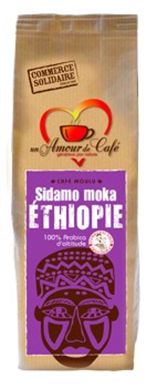 Café grains Éthiopie Moka Sidamo