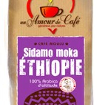 Granos de café Etiopía Moka Sidamo