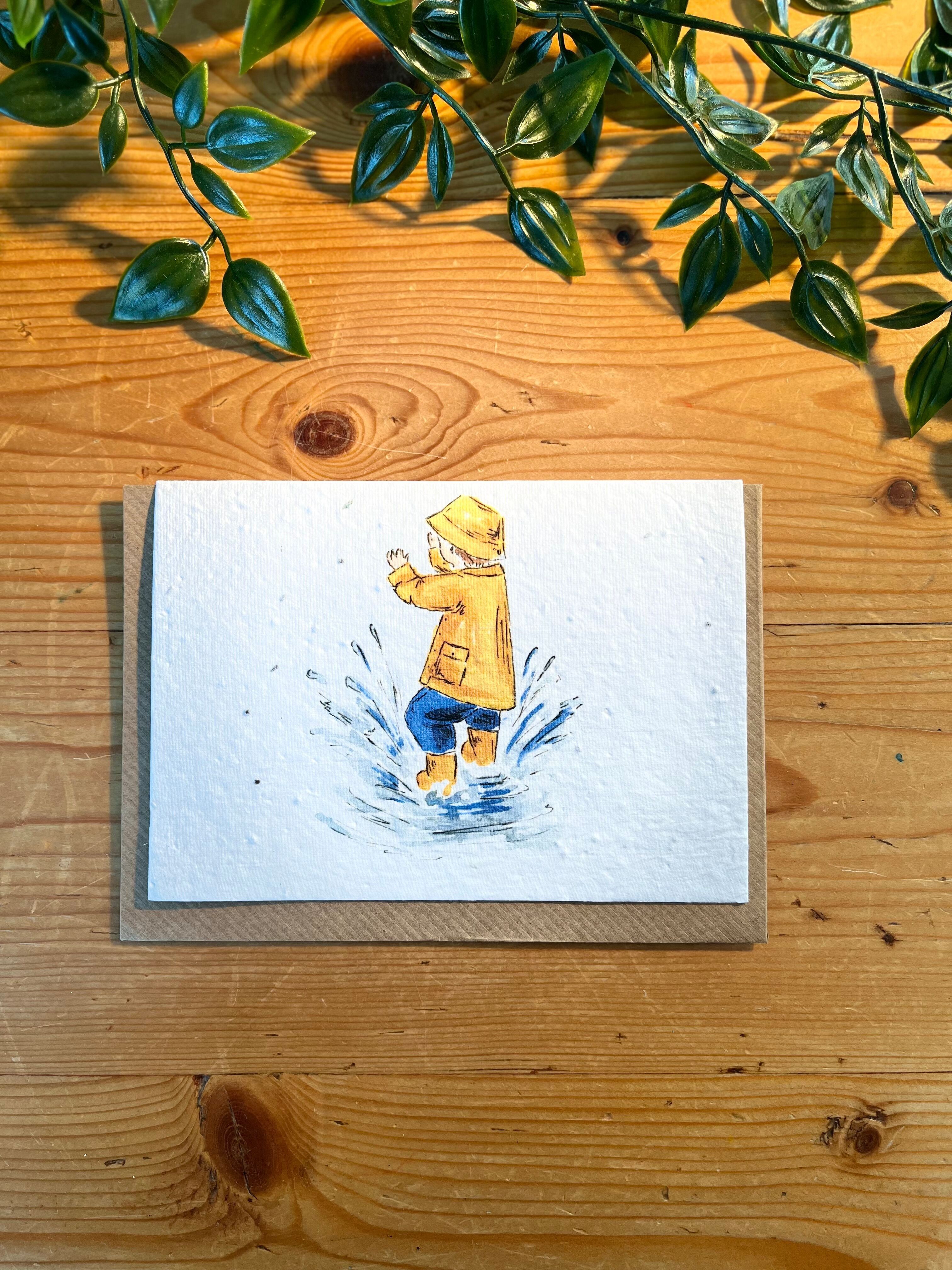 Charcos de Shona Hutton - Tarjeta de semillas de papel