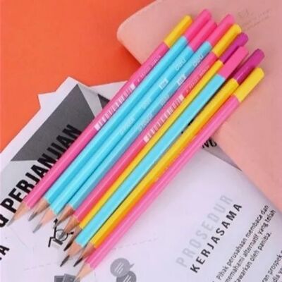Set of 2 Colourful Pencils